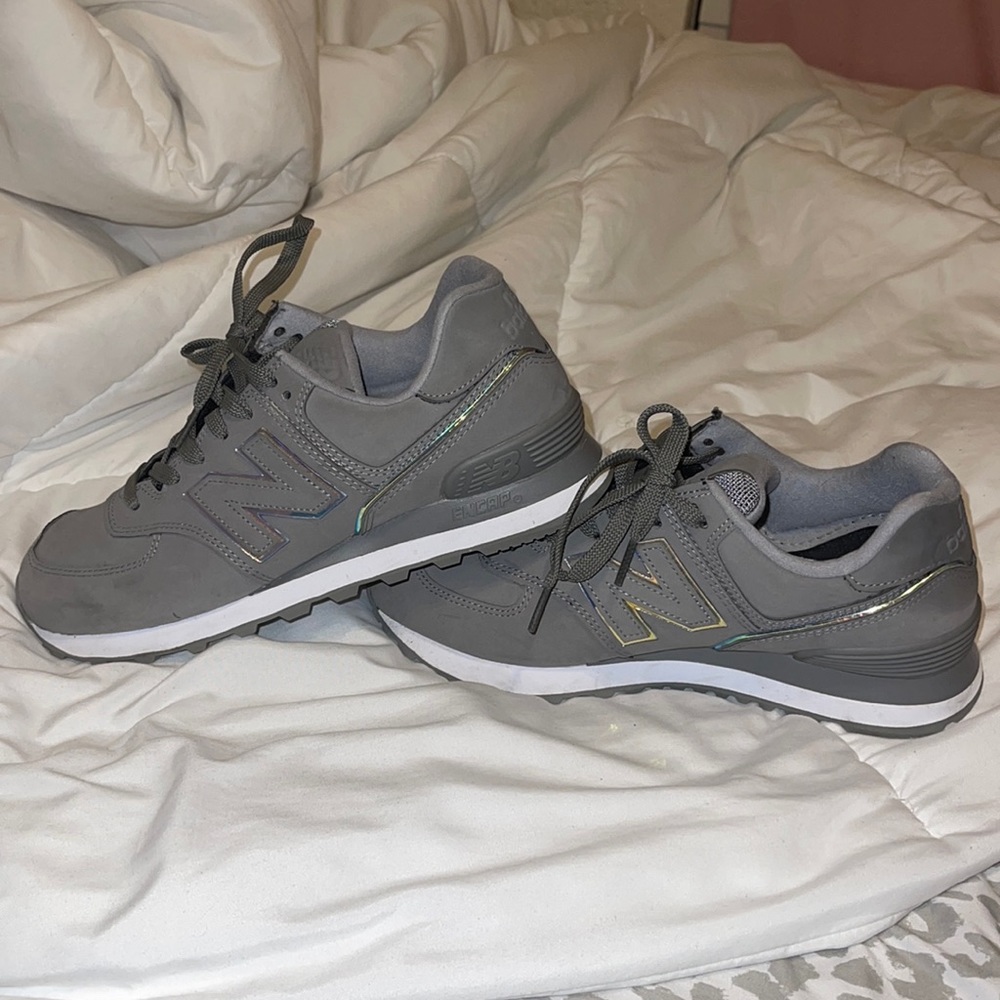 New balance 574, dark grey, Womens 8.5